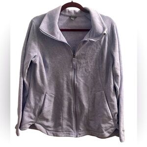 Eddie Bauer Fast Fleece Full-Zip Jacket - Women’s XL - Hyacinth - EUC